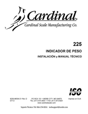 Cardinal 225 Serie Instalación Y Manual Técnico