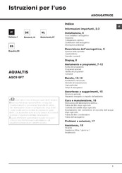 Hotpoint AQUALTIS AQC9 6F7 Manual De Instrucciones