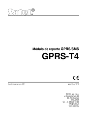 Satel GPRS-T4 Manual De Instrucciones