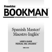 Franklin BOOKMAN DBE-2020 Manual Del Usuario