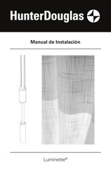 Hunter Douglas LUMINETTE Manual De Instalación