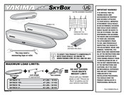Yakima SkyBox Manual Del Usaurio