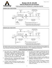 Armstrong GD-30 Instrucciones De Instalación Y Mantenimiento