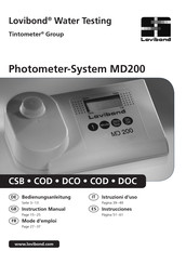 Tintometer Lovibond MD200 Instrucciones