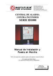 Notifier ID1000 Serie Manual De Instalación