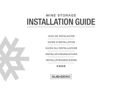 Sub-Zero ICBIW-30C Guia De Instalacion