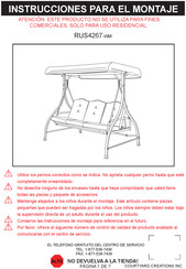 Courtyard Creations RUS4267-WM Instrucciones Para El Montaje