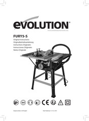 Evolution FURY5-S Instrucciones Originales