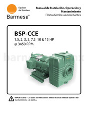 Barmesa BSP25CCE3-T Manual De Instalación, Operación Y Mantenimiento