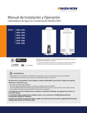 Navien NPN-199U Manual De Instalación Y Operación