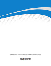 Sub-Zero IC-24FI Guia De Instalacion