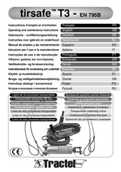 Tractel tirsafe T3 Manual De Empleo Y De Mantenimiento