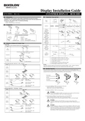 Samsung BIXOLON BCD-1000D Guia De Instalacion