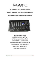 Ibiza Pro DJM10:4USB-REC Manual De Instrucciones