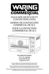 Waring Commercial WCO500X Manual Del Usuario