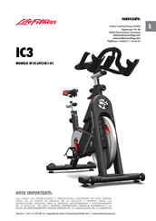 LifeFitness IC-LFIC3B1-01 Manual Del Usuario