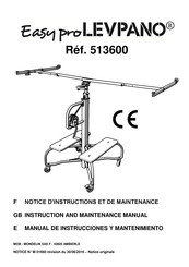 EasyPro LEVPANO 513600 Manual De Instrucciones Y Mantenimiento