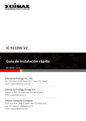 Edimax IC-9110W V2 Guía De Instalación Rápida