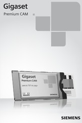 Siemens Gigaset Premium CAM Manual Del Usario