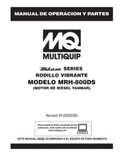 MQ Multiquip MRH-800DS Manual De Operación Y Partes