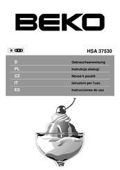 Beko HSA 37530 Instrucciones De Uso