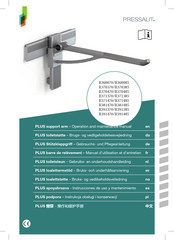 Pressalit R371470 Instrucciones De Uso Y Mantenimiento