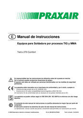 Praxair Tetrix 270 Comfort Manual De Instrucciones