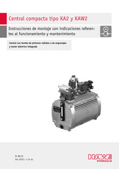 HAWE Hydraulik KA2 Instrucciones De Montaje Con Indicaciones Referen-Tes Al Funcionamiento Y Mantenimiento