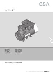 GEA Bock HA12P/110-4 Instrucciones Para El Montaje