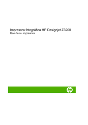 HP Designjet Z3200 Serie Manual Del Usuario