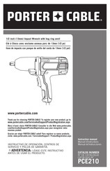 Porter & Cable PCE210 Manual De Instrucciones