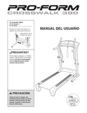 Pro-Form CROSSWALK 380 Manual Del Usuario