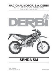 Derbi SENDA SM Manual De Usuario