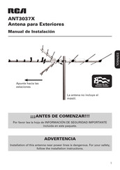 RCA ANT3037X Manual De Instalación