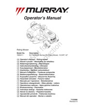 Murray 7800411 Manual Del Operador