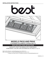 Best PIK33 Instrucciones De Instalación