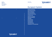 DURAVIT Durapearl-System Manual De Instrucciones