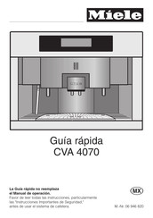 Miele CVA 4070 Guía Rápida