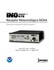 Inovonics Broadcast INOmini 676 Guía De Instalación & De Usuario