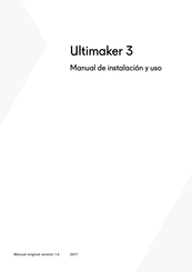 Ultimaker 3 Manual De Instalacion Y Uso