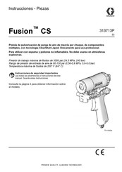 Graco Fusion CS Manual De Instrucciones