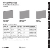 Lutron PHPM-PA-120-WH Instrucciones Para La Instalación