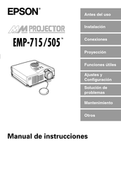 Epson EMP-505 Manual De Instrucciones