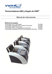 VWR 732-2552 Manual De Instrucciones