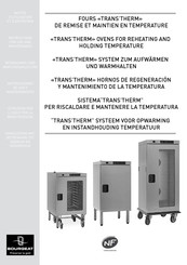 Bourgeat TRANS'THERM 7GN1/1 Instrucciones De Uso Y Mantenimiento