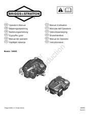 Briggs & Stratton 140000 Manual Del Operador