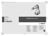 Bosch GSR 18 V-EC TE Professional Manual Original