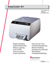 Intermec EASYCODER E4 Guía De Usuario