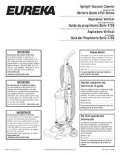 Eureka 4750 Serie Manual Del Usuario