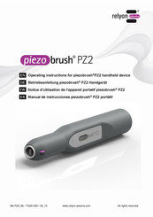 Relyon plasma piezobrush PZ2 Manual De Instrucciones